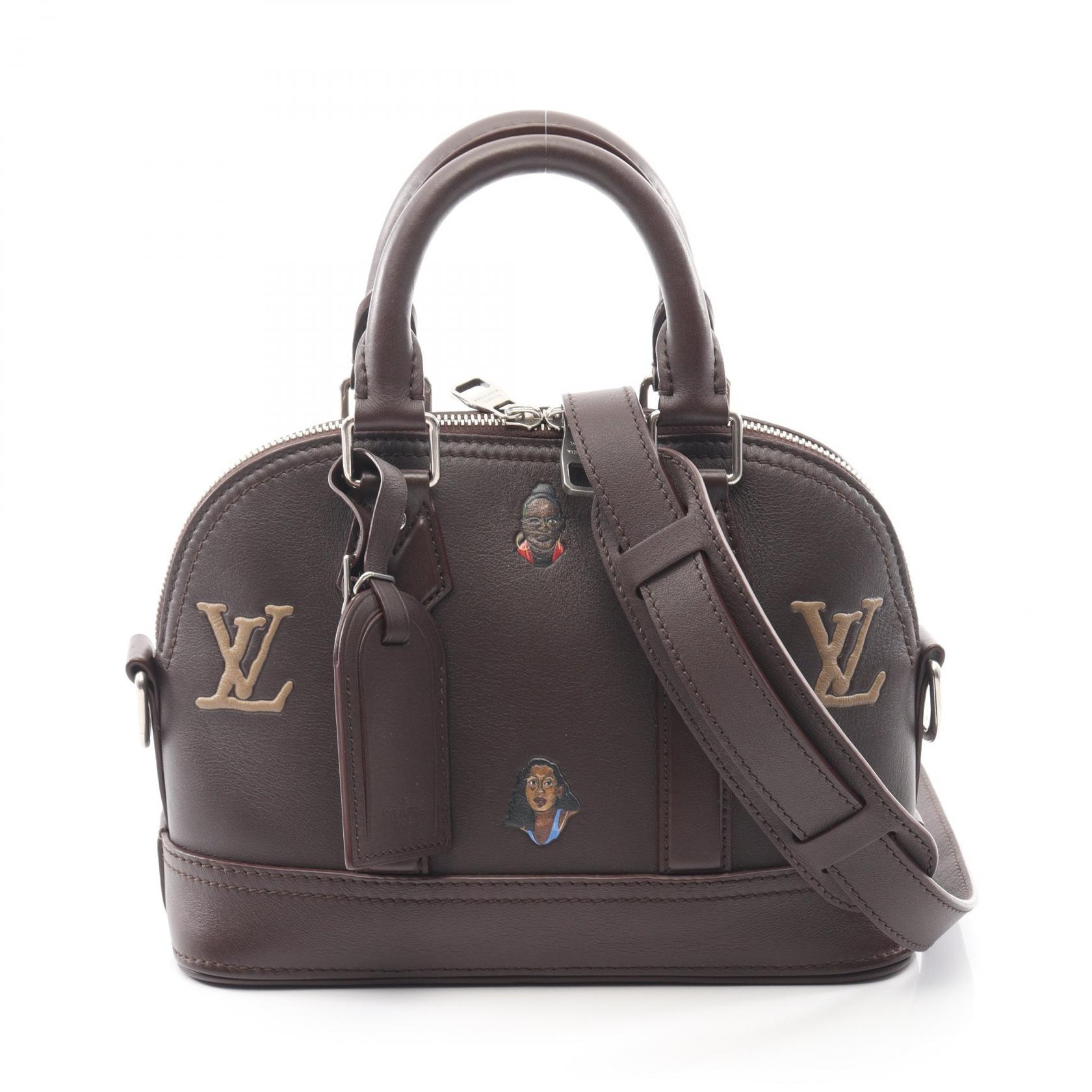 ルイ・ヴィトン LOUIS VUITTON アルマ25 ヘンリーテイラー ハンドバッグ バッグ レザー メンズ ブラウン系 / マルチカラー M24520 【中古】