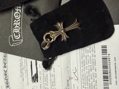 Chrome Hearts CH Cross Small W Bale "Silver"