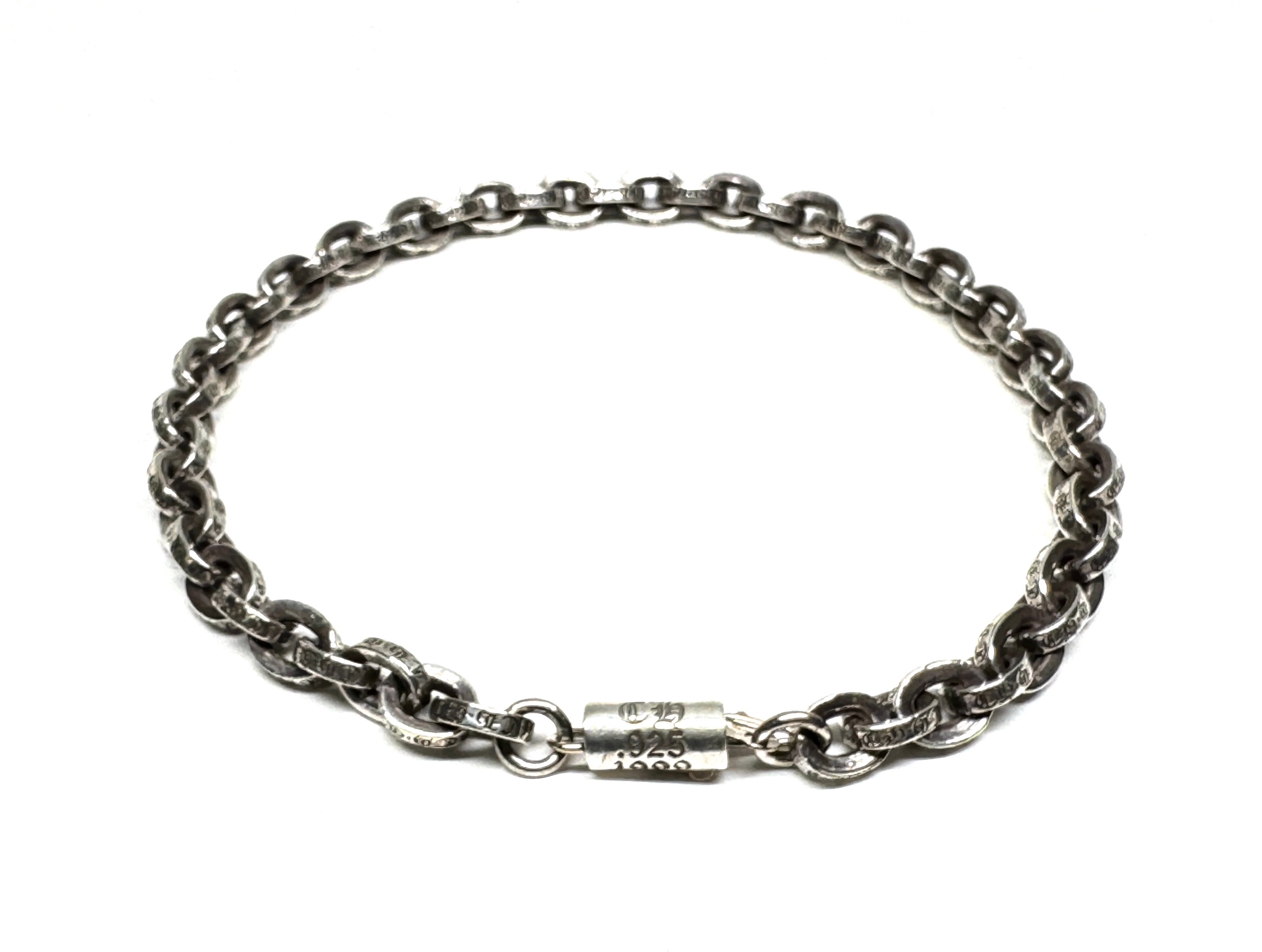 Chrome Hearts Paper Chain Bracelet "Silver"