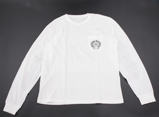 Chrome Hearts Las Vegas Exclusive Horseshoe L/S T-Shirt "White"