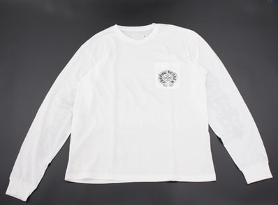Chrome Hearts Las Vegas Exclusive Horseshoe L/S T-Shirt "White"