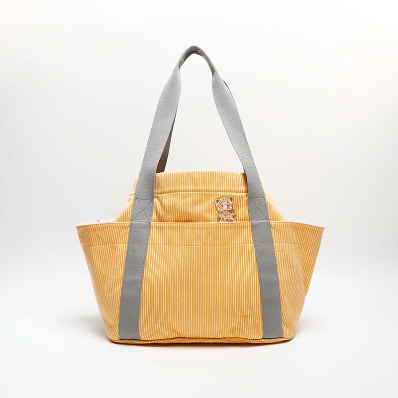 エルメス HERMES マザーズバッグ パスパス ヒョウ ポーチ付き トートバッグ【中古】