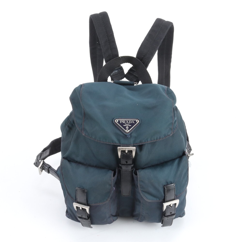 プラダ テスート ナイロントライアングルロゴリュックサック