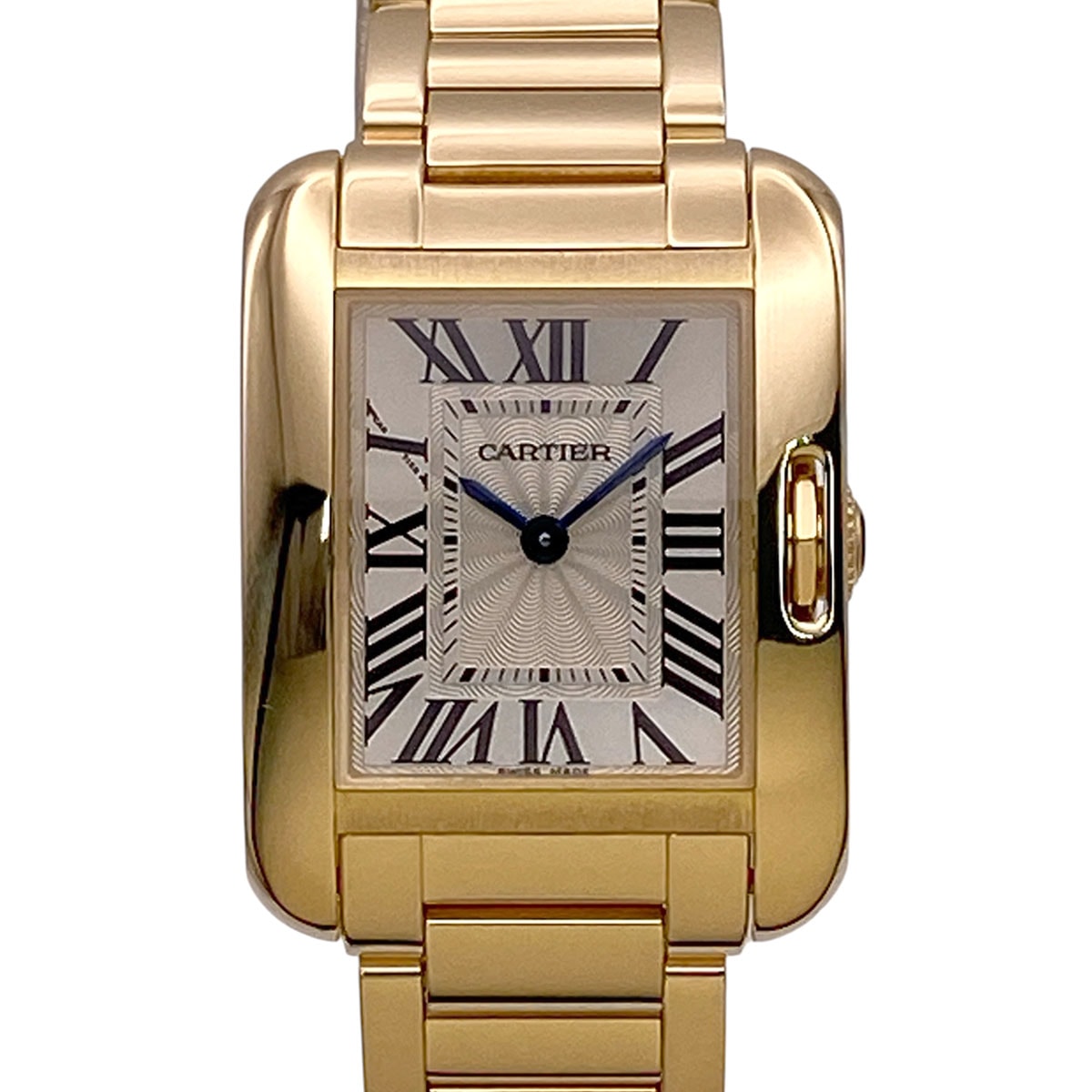 CARTIER カルティエ タンク アングレーズ SM 18K イエローゴールド クオーツ 腕時計 W5310014 K18イエローゴールド ゴールド  レディース【中古】
