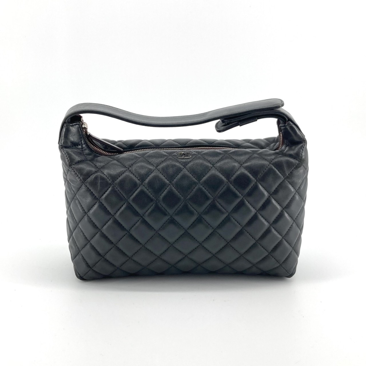 CHANEL(シャネル) マトラッセ 17番台 ココマーク ラムスキン A69264 ハンドバッグ ブラック