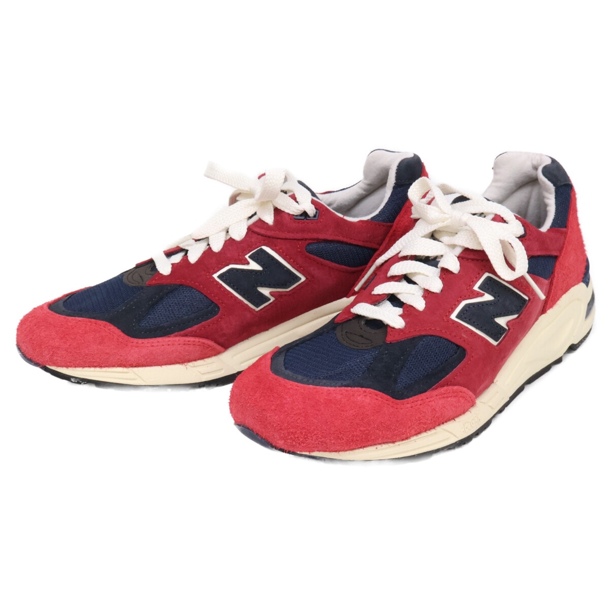 ニューバランス 【美品】M990AD2 Made in USA スエード/メッシュ スニーカー US9