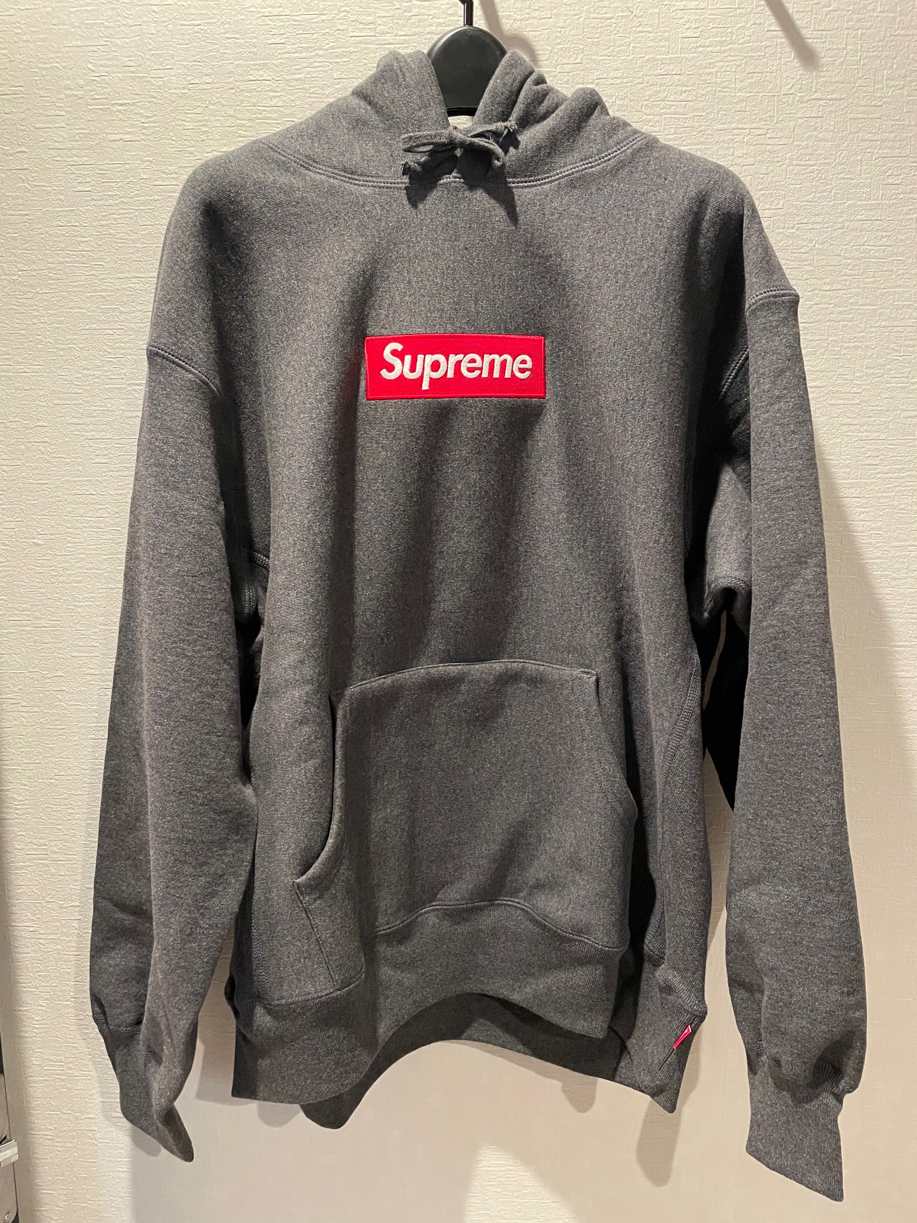Supreme Box Logo Hooded Sweatshirt "Charcoal" (21FW)
