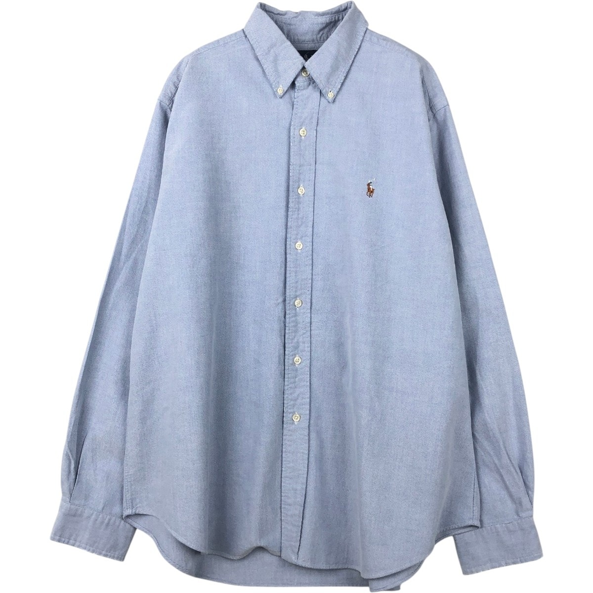 古着 ラルフローレン Ralph Lauren CLASSIC FIT クラシックフィット 長袖 ボタンダウンシャツ メンズXL相当/eaa666179