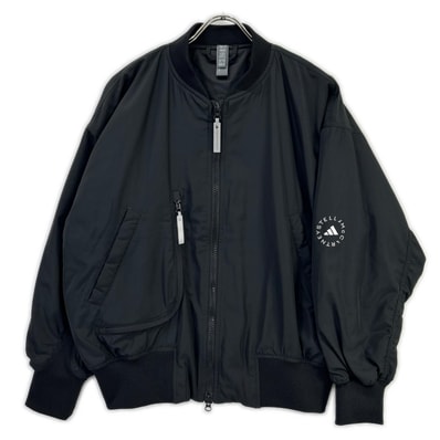 アディダス ×Stella McCartney ブラック ウーブンボンバージャケット M