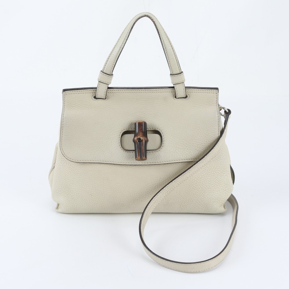 ■美品 グッチ バンブー バンブー デイリー370831 ショルダーバッグ