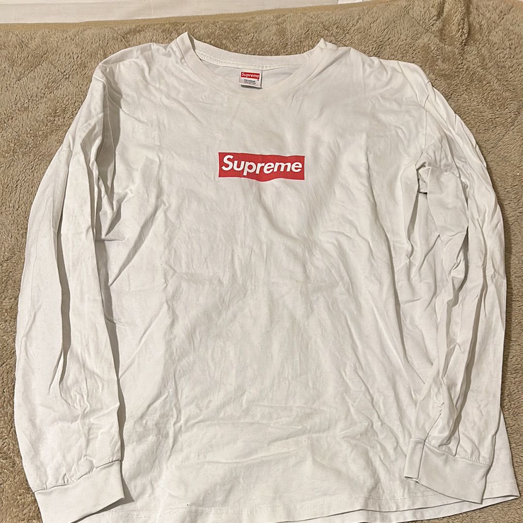 Supreme Box Logo L/S Tee "White"