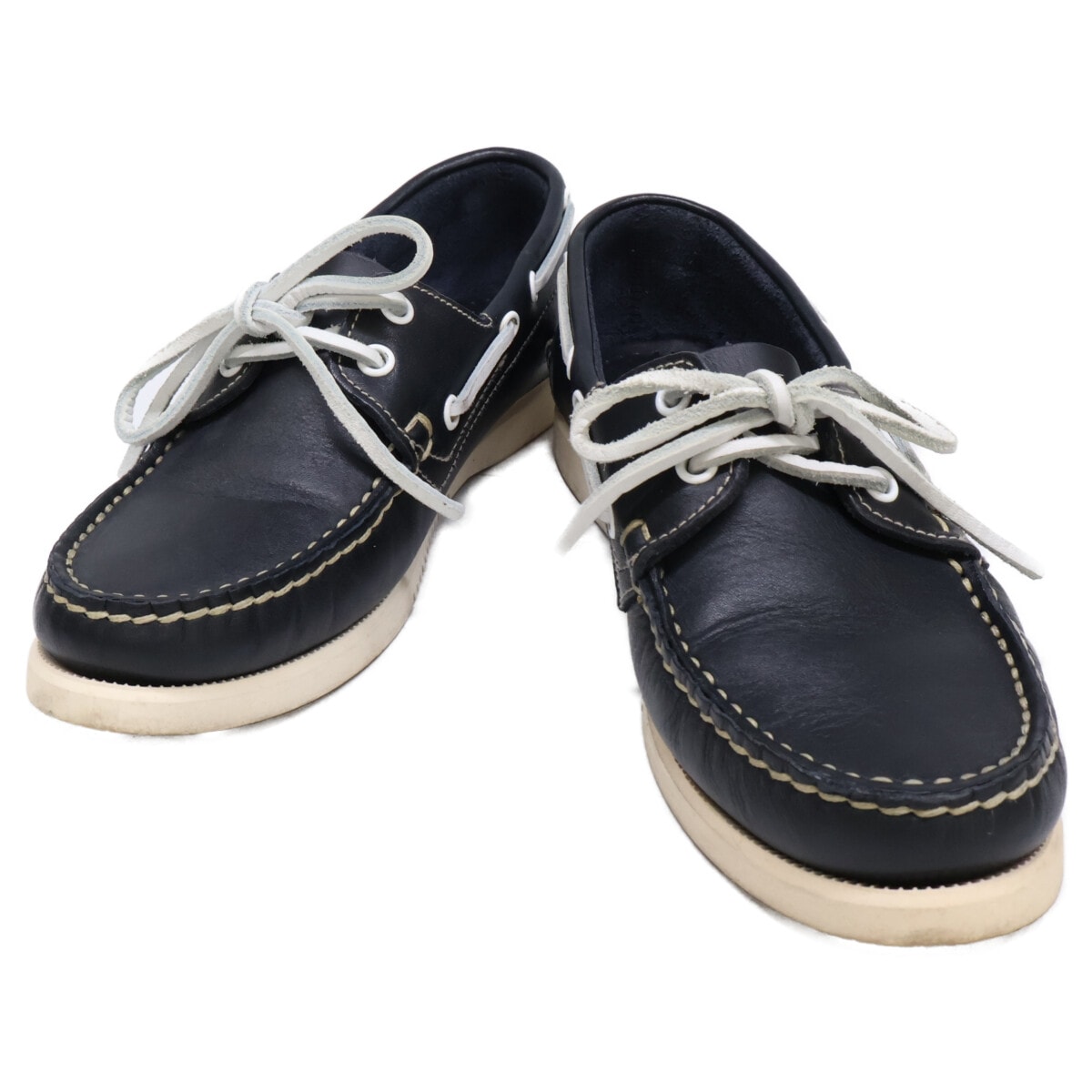 パラブーツ 1219 レザー BARTH MARINE デッキシューズ 3 1/2