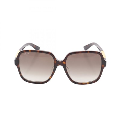 グッチ GUCCI サングラス 衣料品 プラスチック レディース ブラウン系 【中古】