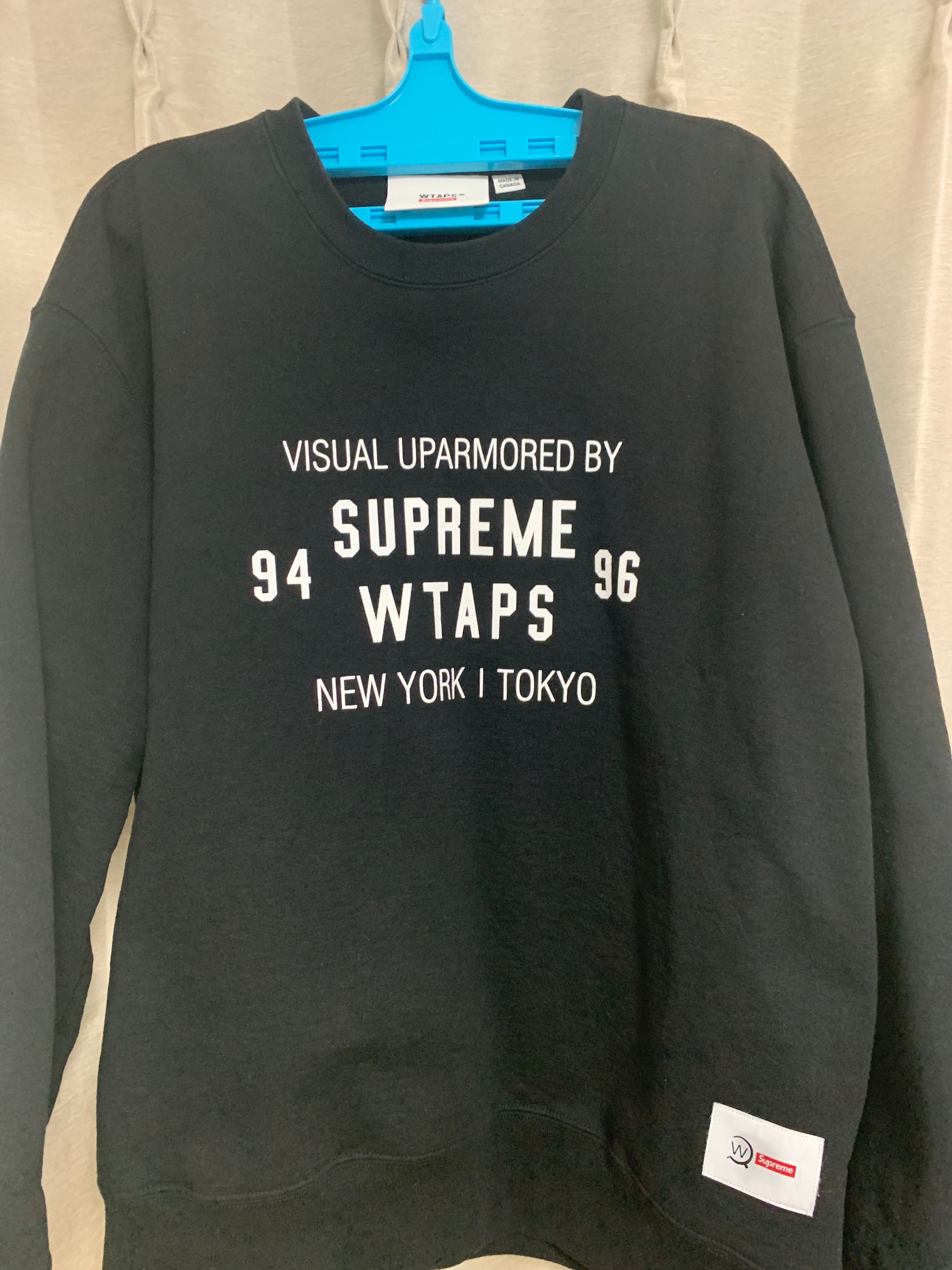Supreme / WTAPS Crewneck "Black" 21274SPD-CSM03S