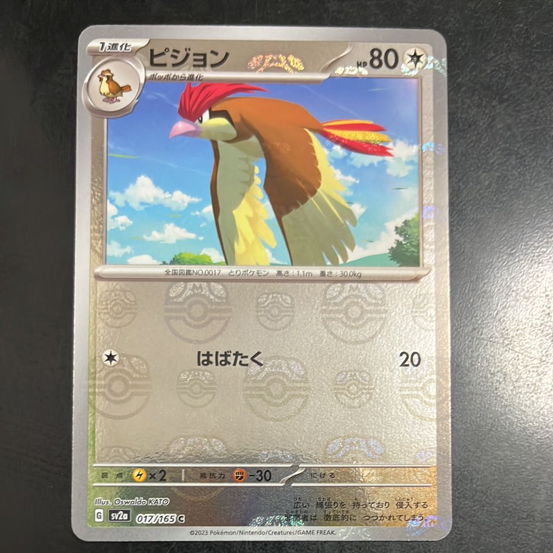 ピジョン C: マスターボールミラー[SV2a 017/165](強化拡張パック「ポケモンカード151」)