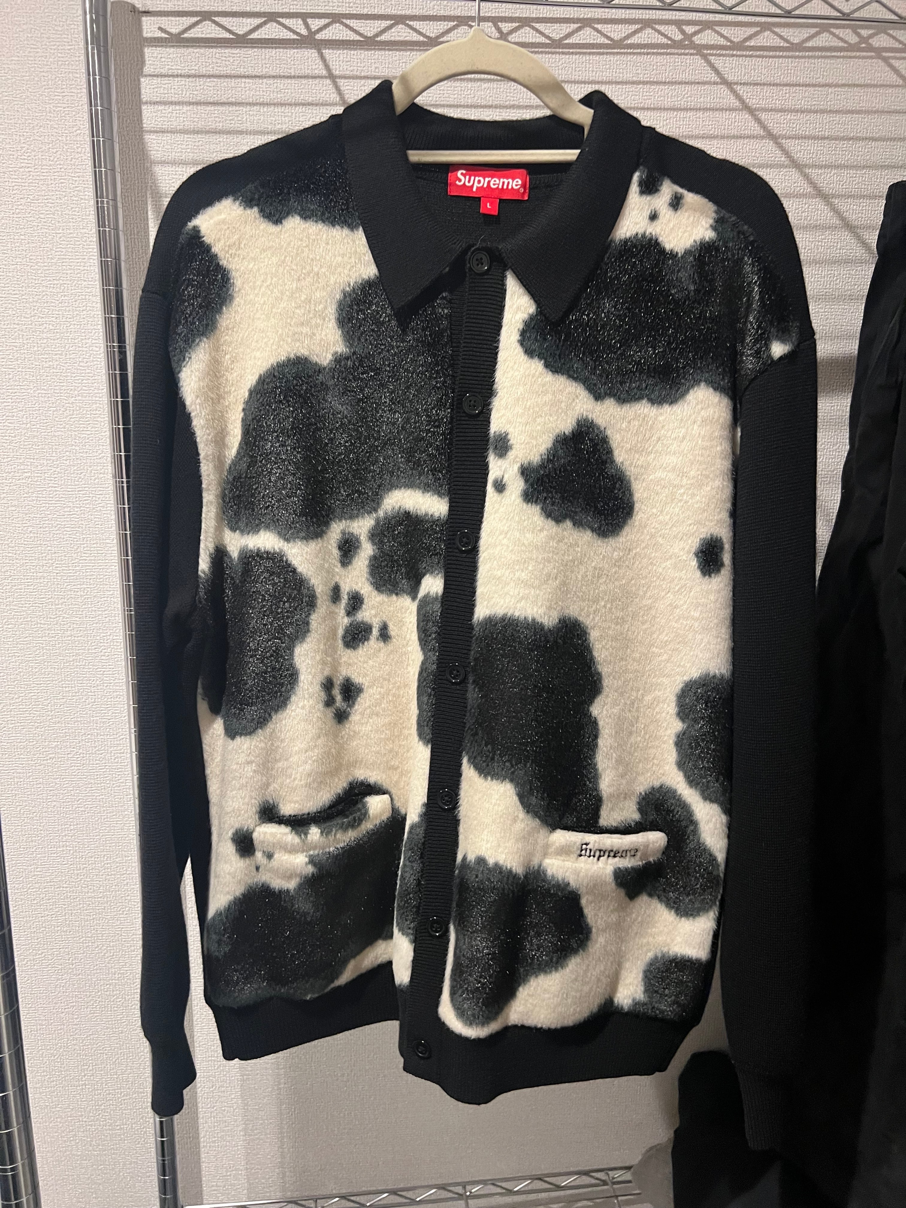 Supreme Cow Print Cardigan 