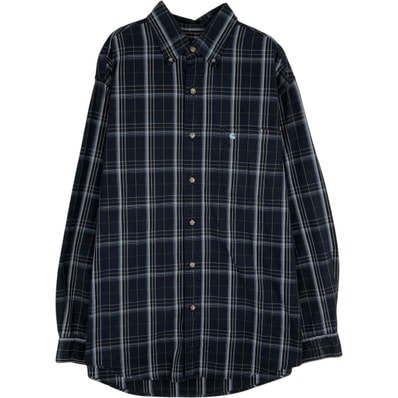 古着 カーハート Carhartt チェック柄 長袖 ボタンダウン ワークシャツ メンズL相当/eaa643481