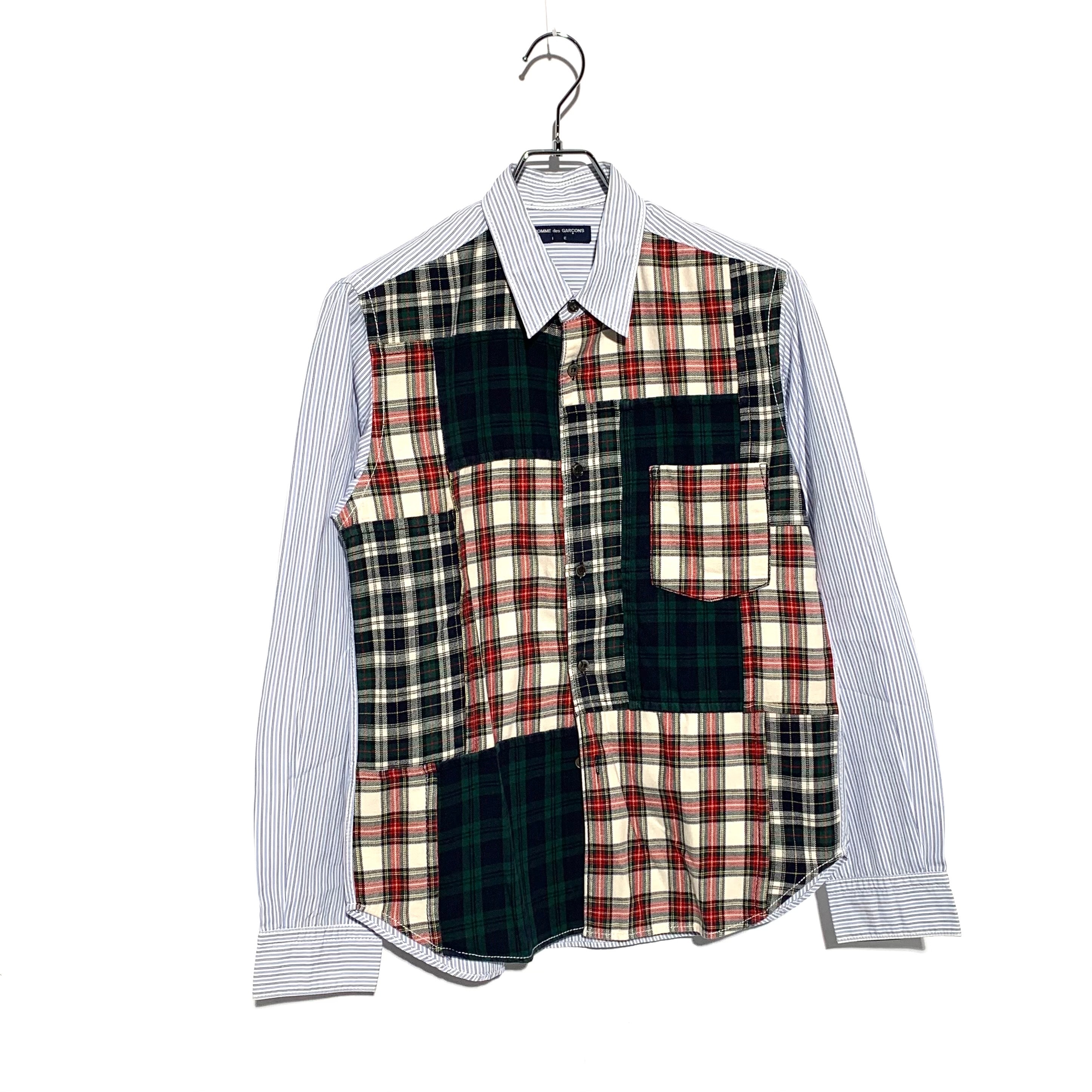 COMME des GARCONS HOMME patchwork shirt multicolor