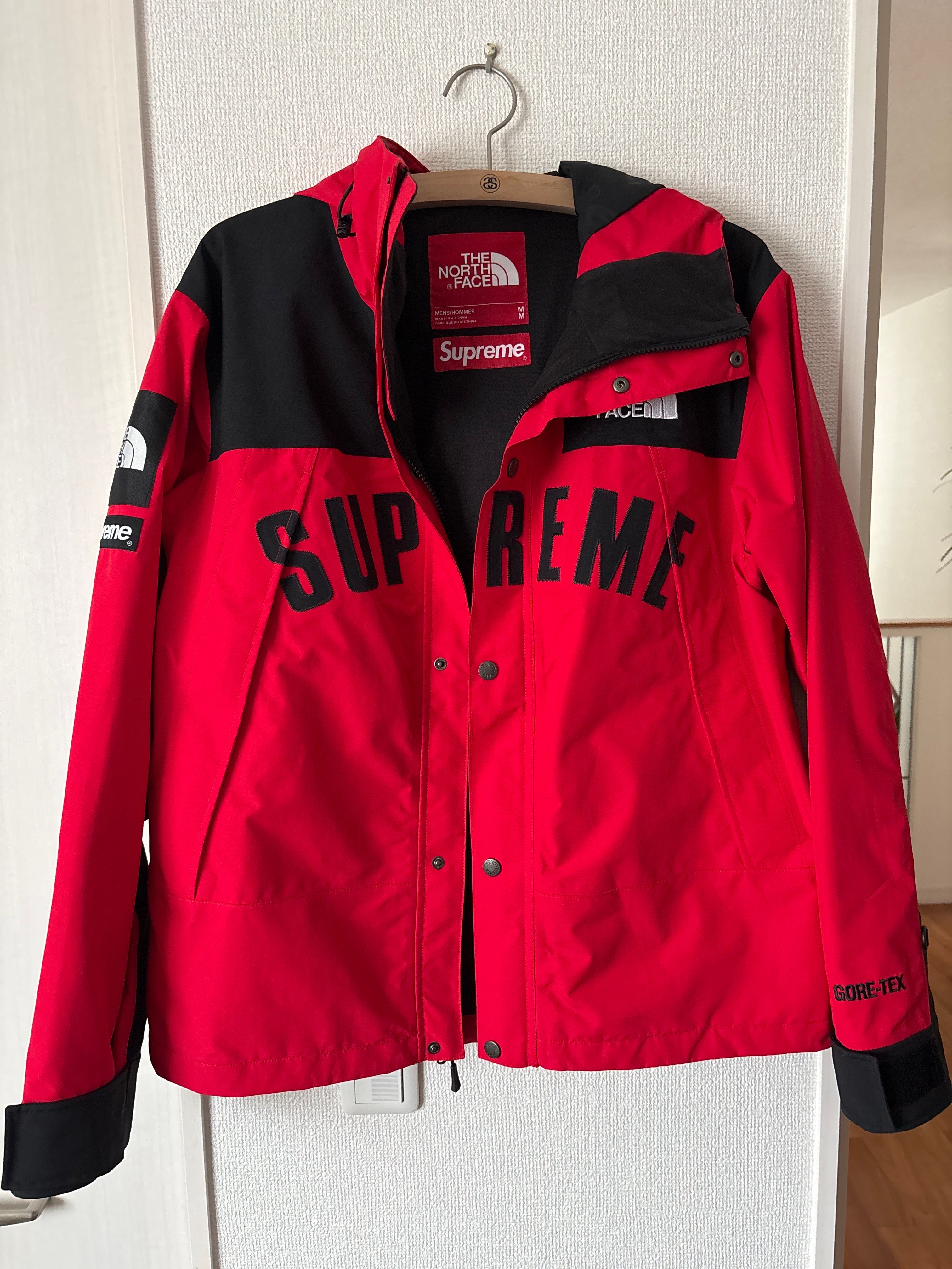 Supreme x The North Face Arc Logo Mountain Parka "Red"