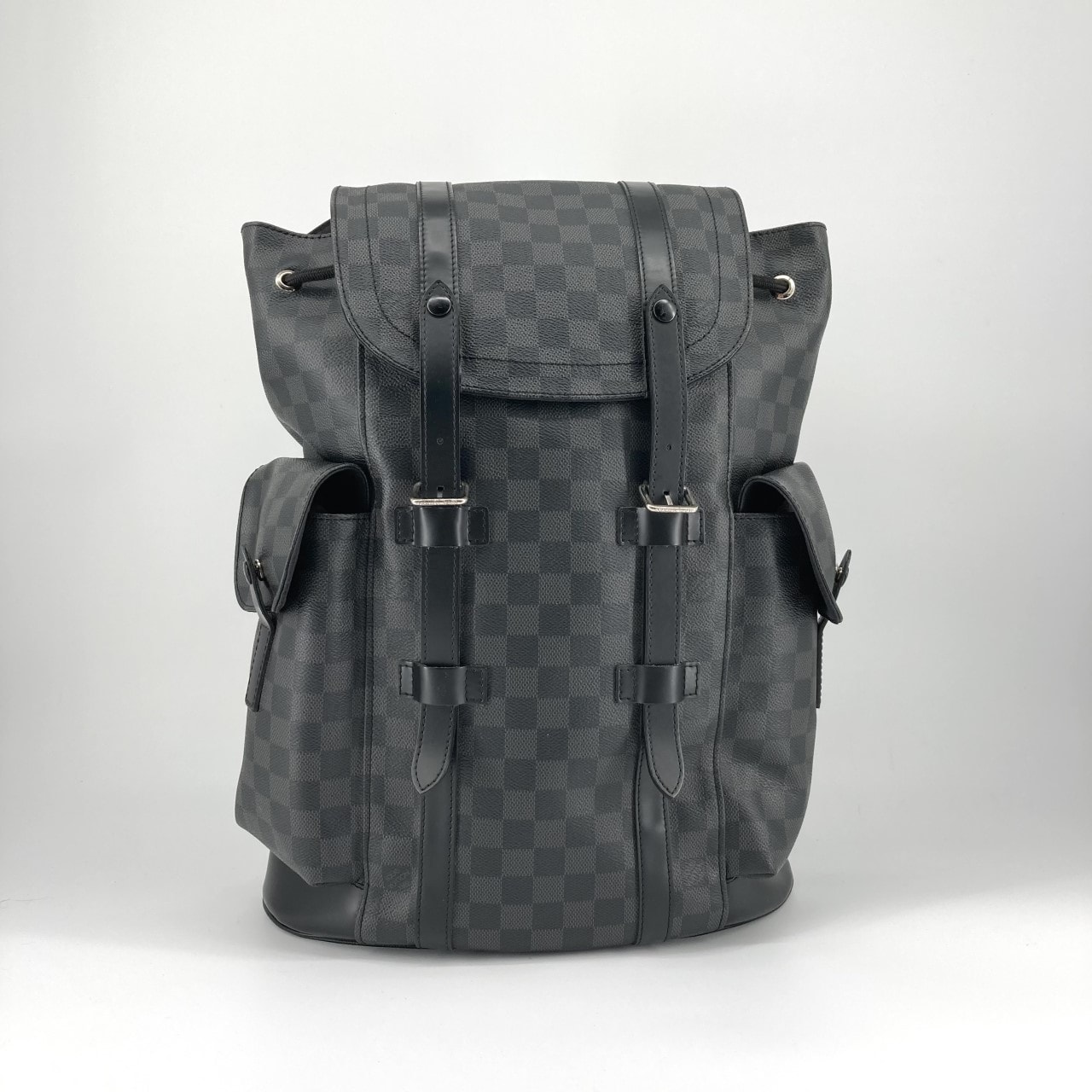 LOUIS VUITTON(ルイ・ヴィトン) クリストファーPM ダミエグラフィット N41379 リュック・デイパック ブラック×グレー