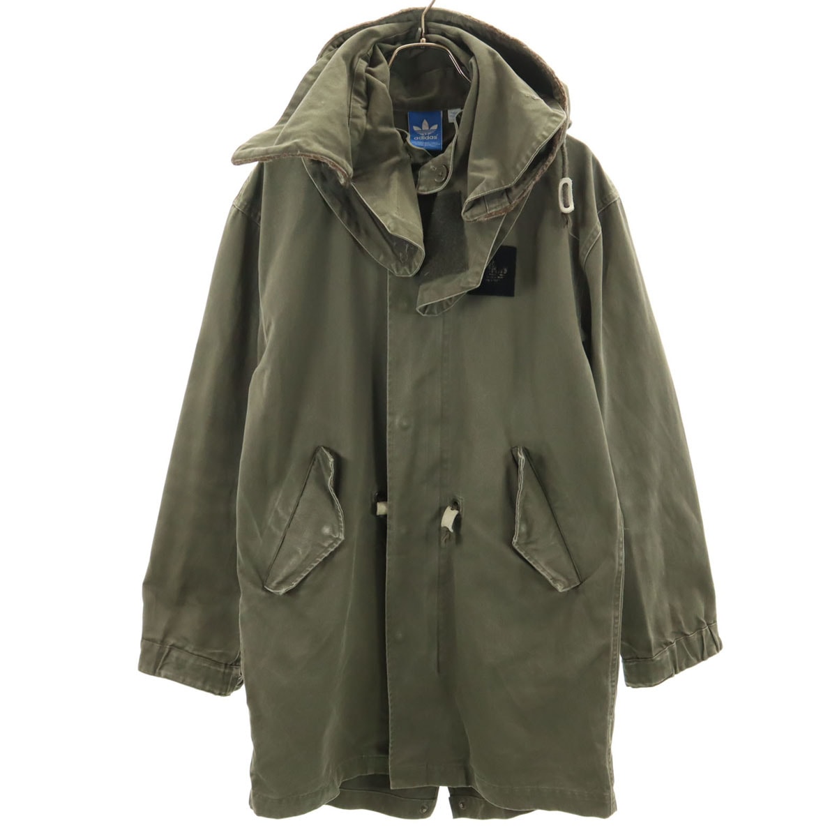 adidas アディダス モッズコート XS カーキ