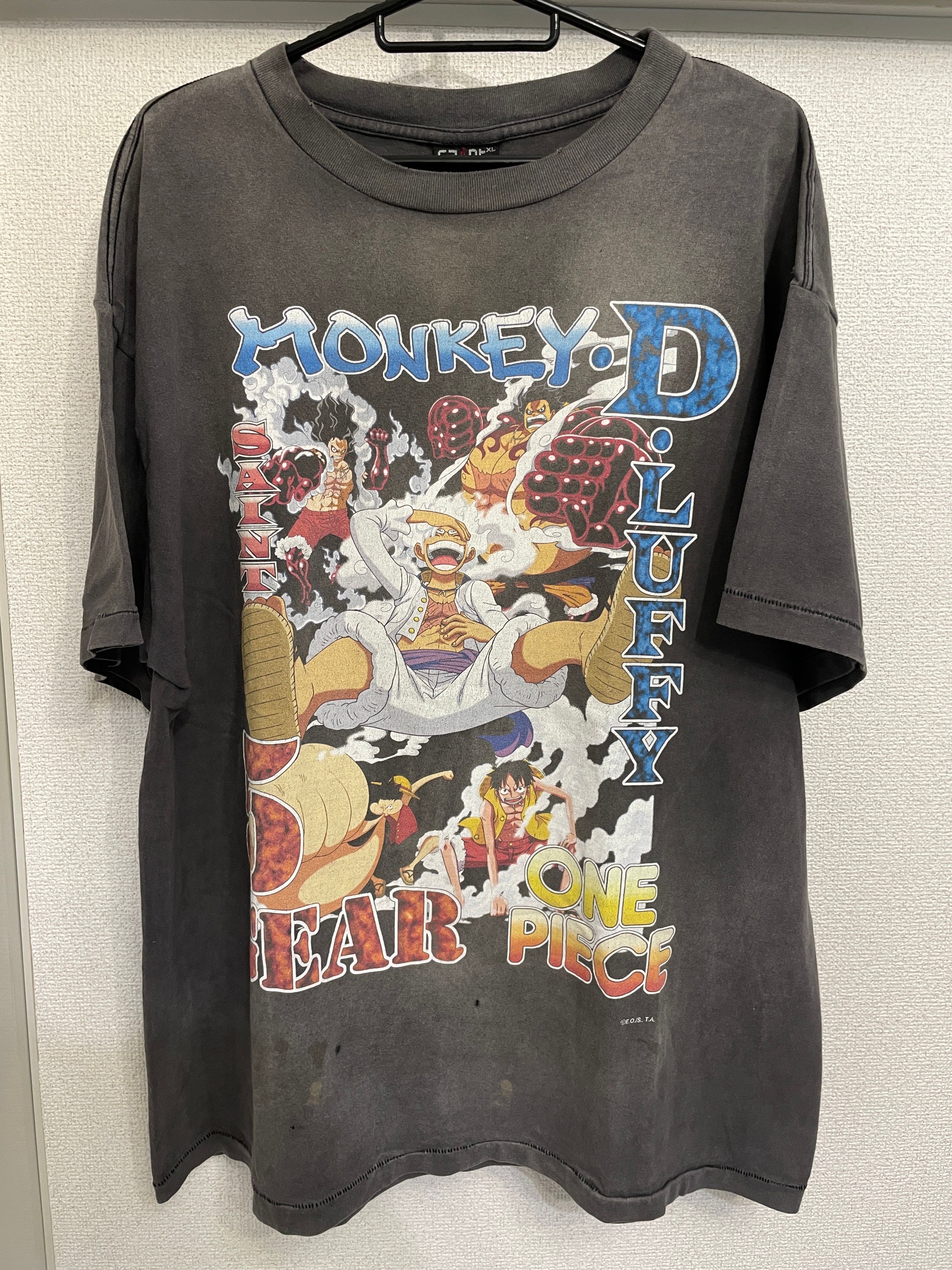 SAINT Mxxxxxx x ONE PIECE OP_SS T-Shirt/Luffy 