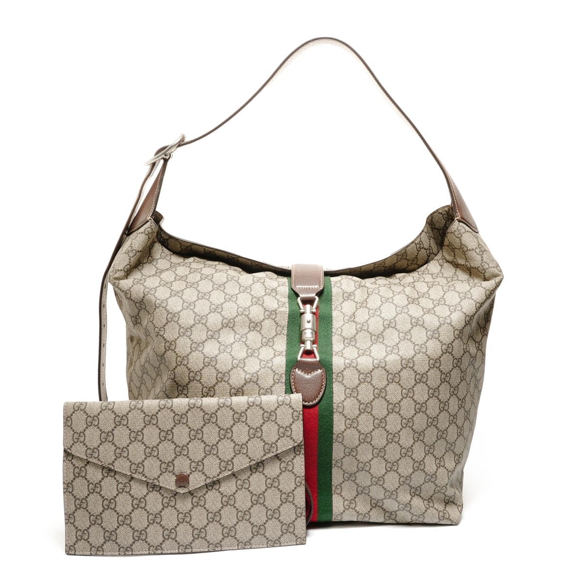グッチ GUCCI ニュージャッキー GGスプリーム シェリーライン ショルダーバッグ【中古】