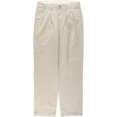 古着 ラルフローレン Ralph Lauren POLO by Ralph Lauren CLASSIC FIT ツータック チノパンツ メンズw32相当/eaa664674