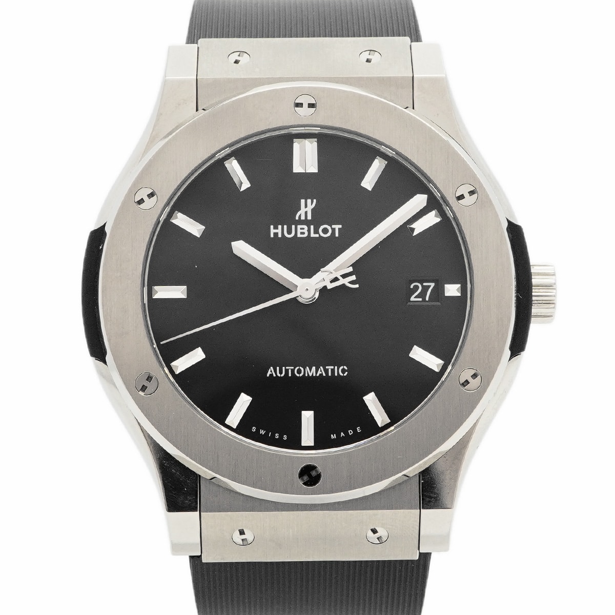 ★最終価格★SALE【6wcd0344】ウブロ クラシックフュージョン 511.NX.1171.RX 黒文字盤【中古】腕時計 メンズ