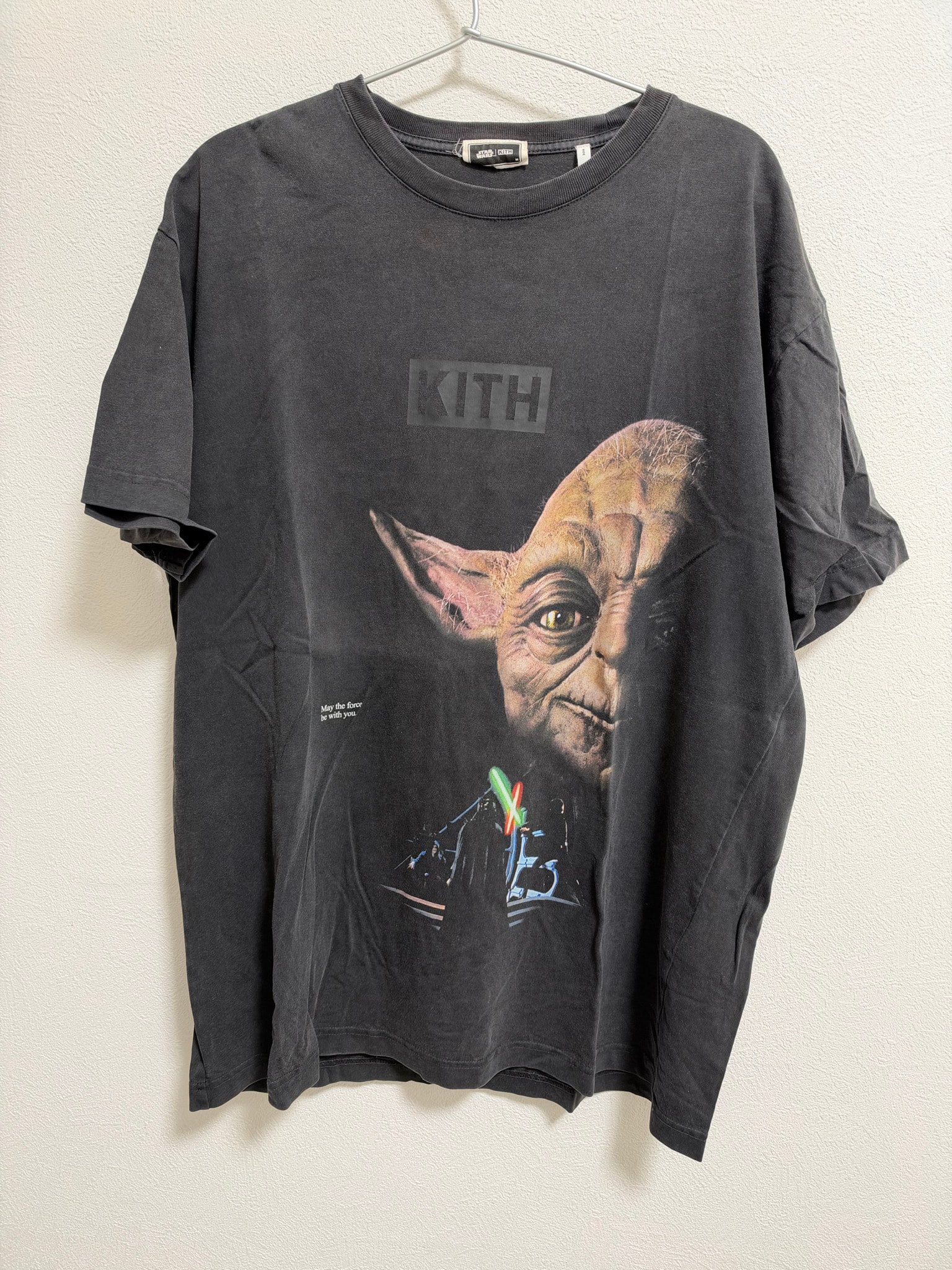 Kith x STAR WARS Yoda Vintage Tee "Black"