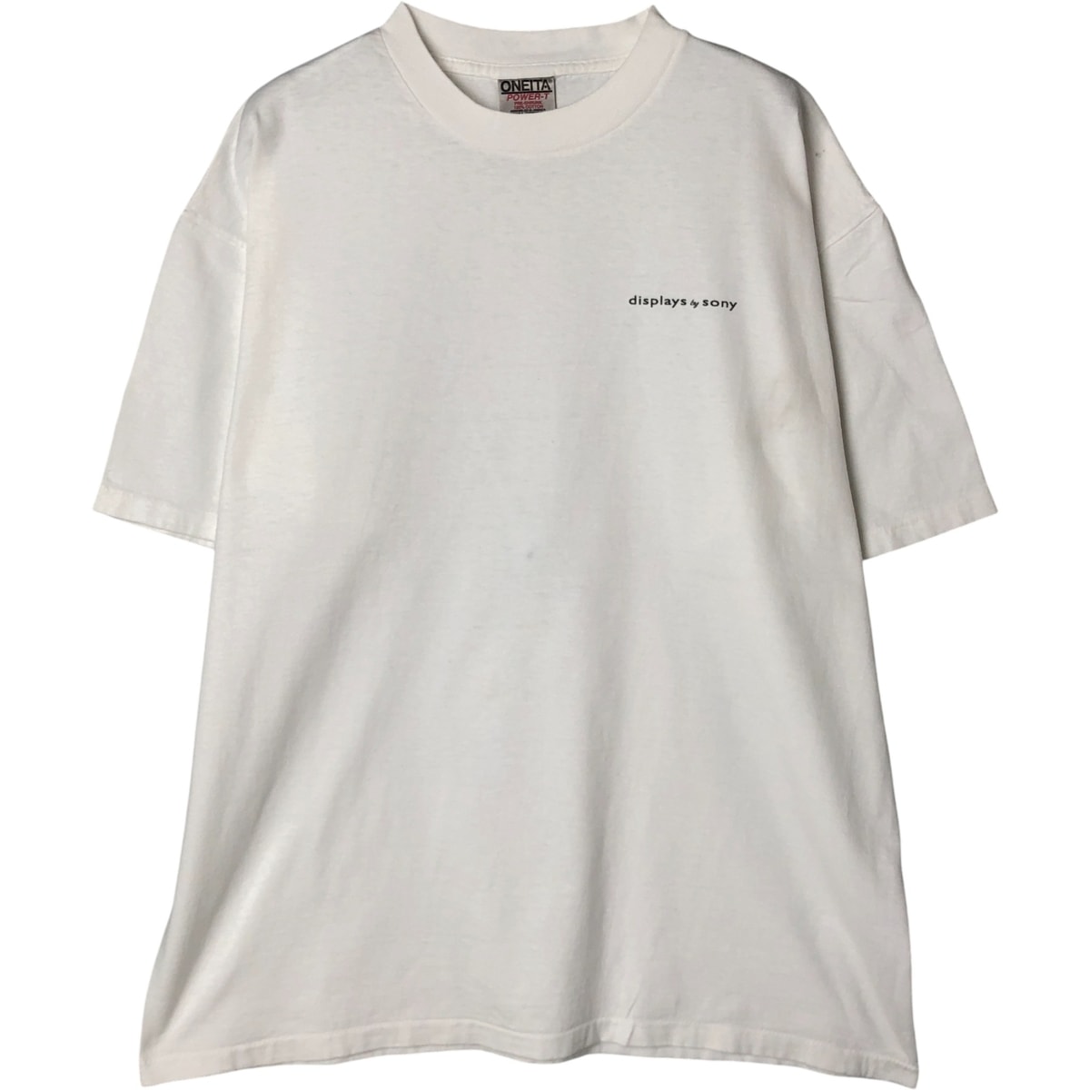 古着 90年代 オニータ ONEITA POWER-T SONY ソニー アドバタイジングTシャツ メンズXL相当/eaa587907