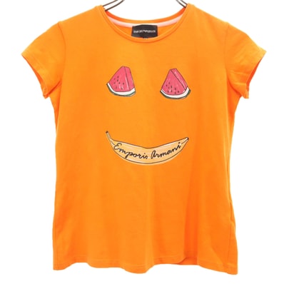 Emporio Armani エンポリオアルマーニ 半袖 Tシャツ 12A/154 オレンジ