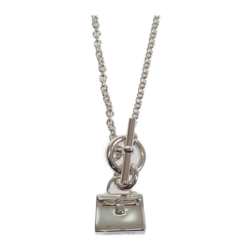Hermes Amulettes Kelly Pendant "Silver"