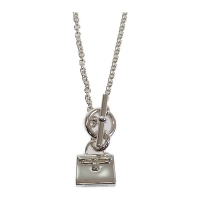 Hermes Amulettes Kelly Pendant "Silver"