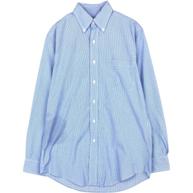 古着 ブルックスブラザーズ Brooks Brothers MAKERS 長袖 ボタンダウンチェックシャツ USA製 メンズS相当/eaa673045