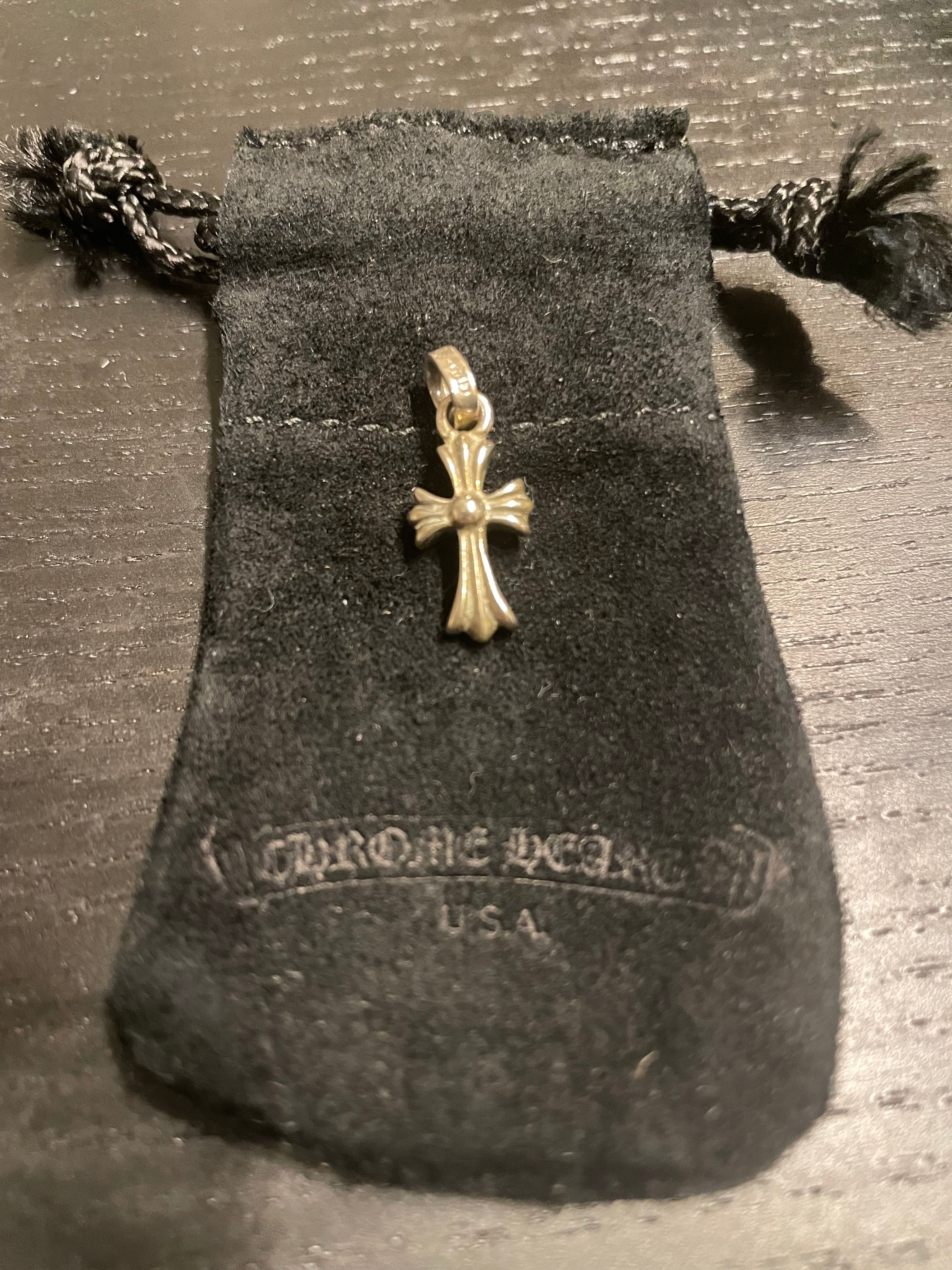 Chrome Hearts CH Cross Baby Fat Charm "Silver"