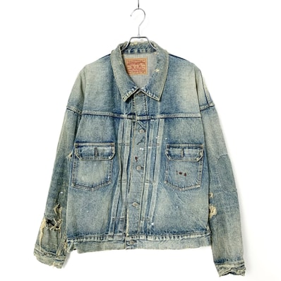 SAINT Mxxxxxx x BerBerJin Denim JKT Damage "Blue"