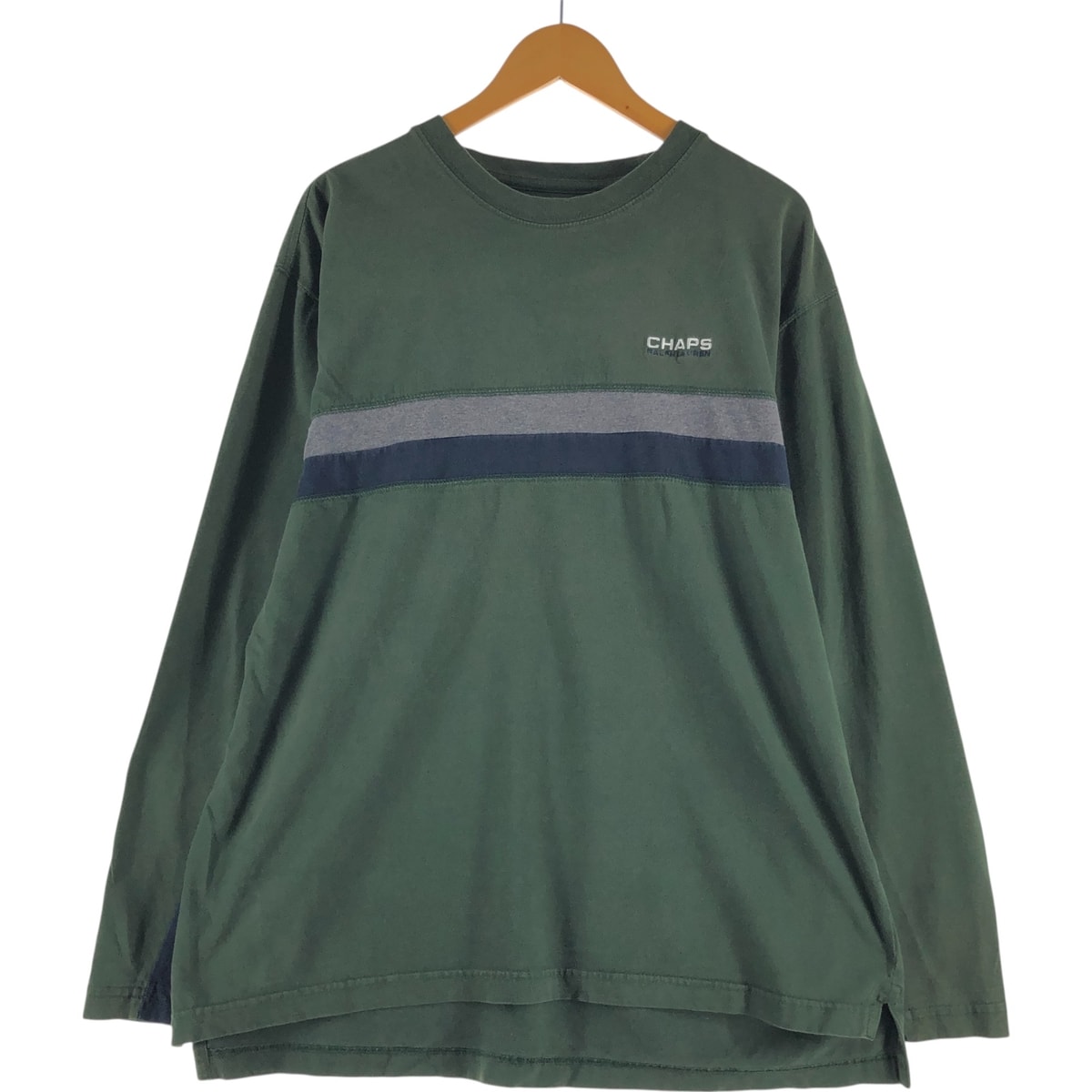 古着 90年代 ラルフローレン Ralph Lauren CHAPS チャップス ロングTシャツ ロンT メンズXL相当 ヴィンテージ/eaa540598