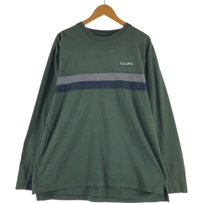 古着 90年代 ラルフローレン Ralph Lauren CHAPS チャップス ロングTシャツ ロンT メンズXL相当 ヴィンテージ/eaa540598