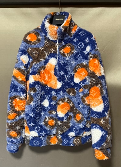 Louis Vuitton Jacquard Camo Fleece Blouson "Multicolor"