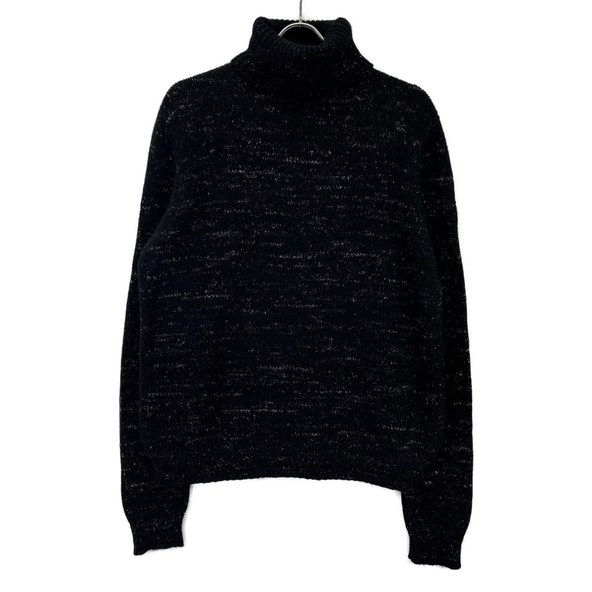エルメス ブラック カシミヤ ハイネック ニットセーター M