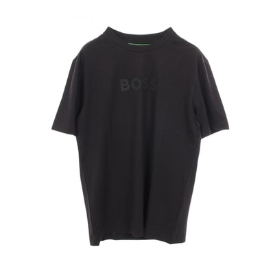 ボス BOSS ロゴ 半袖Tシャツ 衣料品 トップス コットン メンズ ブラック系 50553652001XL 【新品】