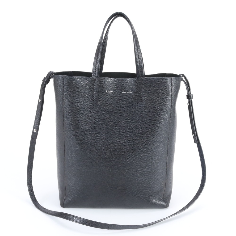 ■美品 セリーヌ スモール バーティカル カバショルダーバッグ レザー