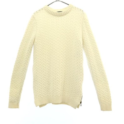 ZARA KNIT ザラ ニット 長袖 セーター S ホワイト ニット