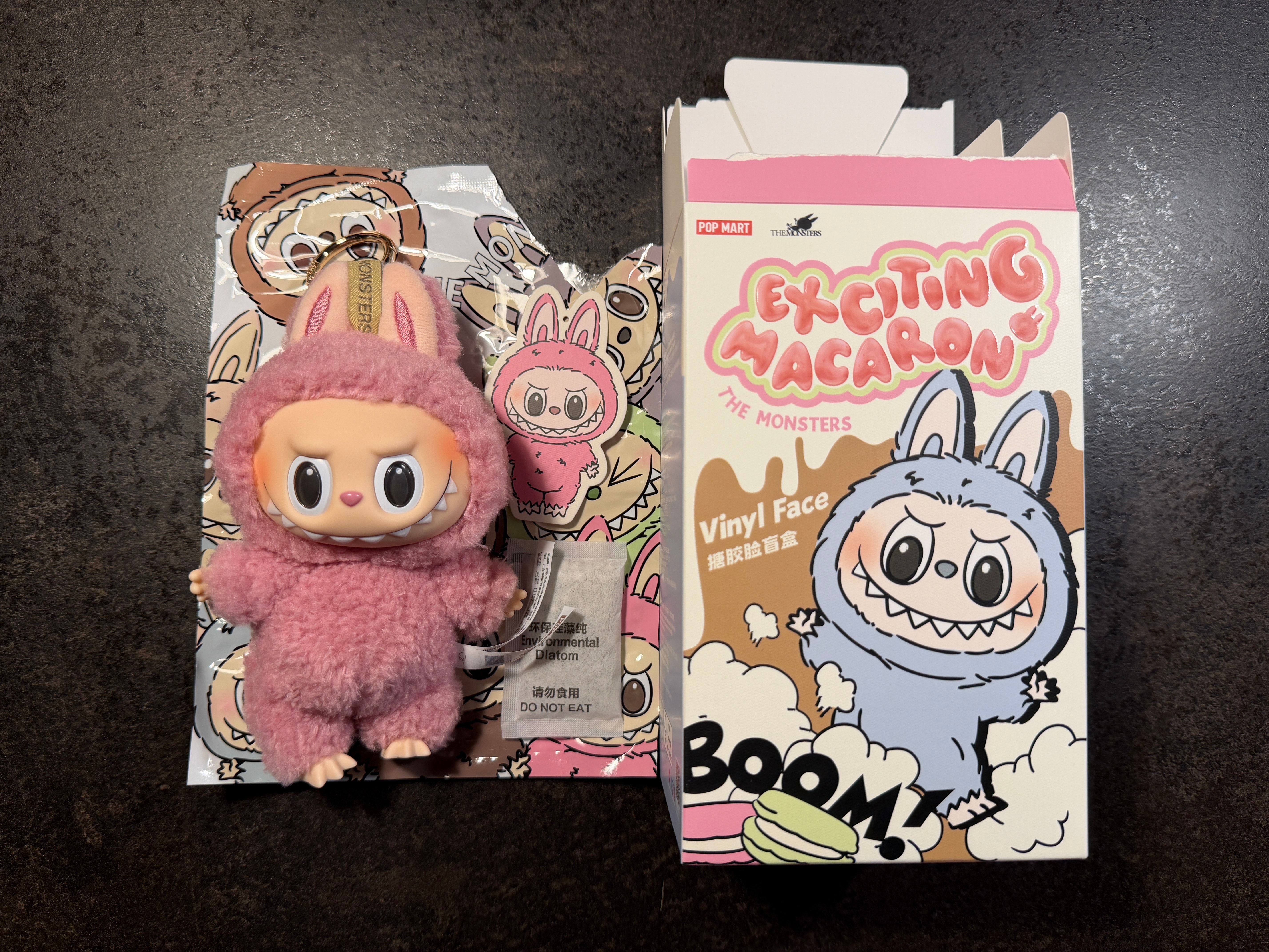 POP MART THE MONSTERS (LABUBU) Exciting Macaron Plush Series LYCHEE BERRY