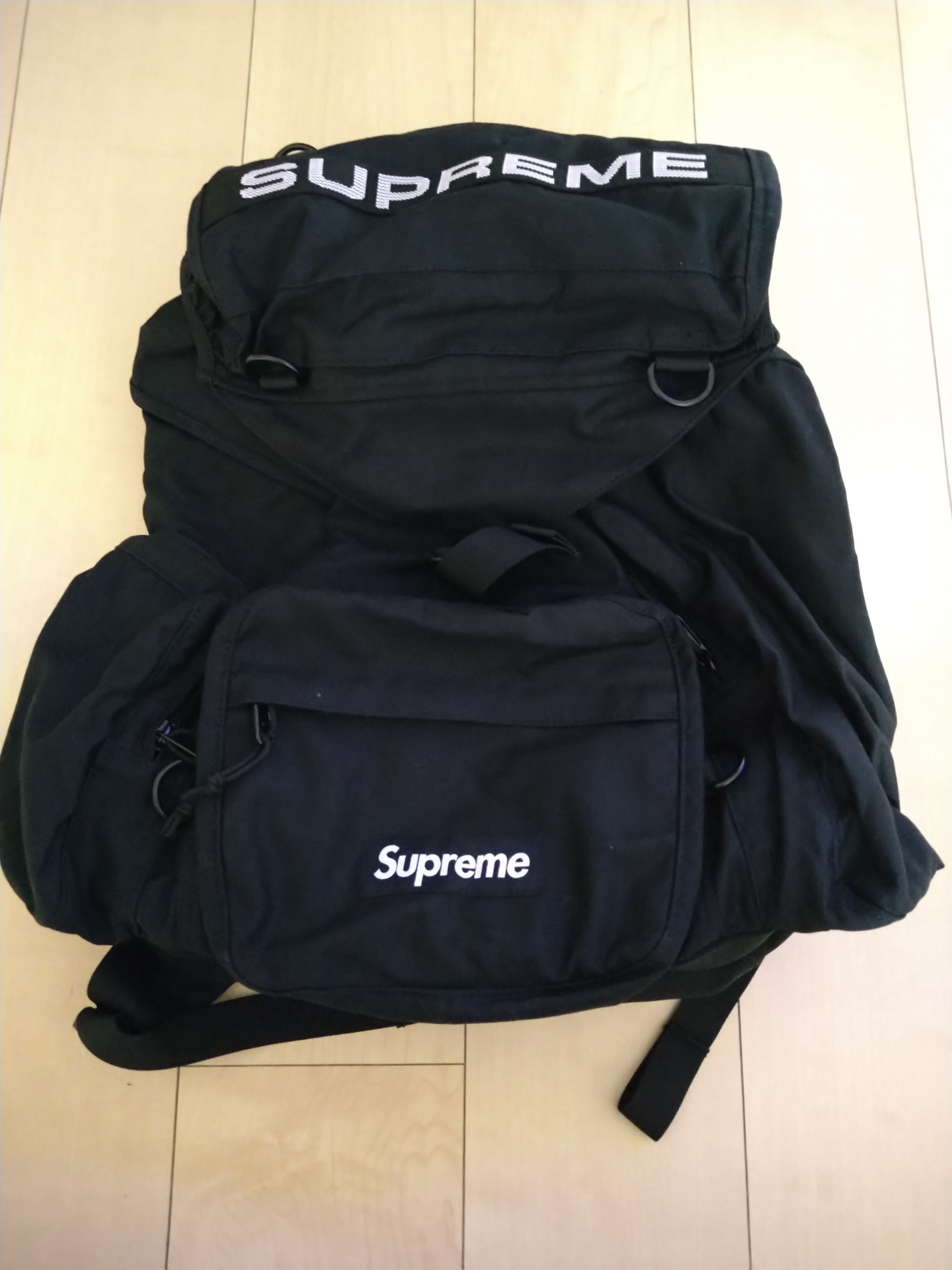 Supreme Field Backpack "Black" (23SS)