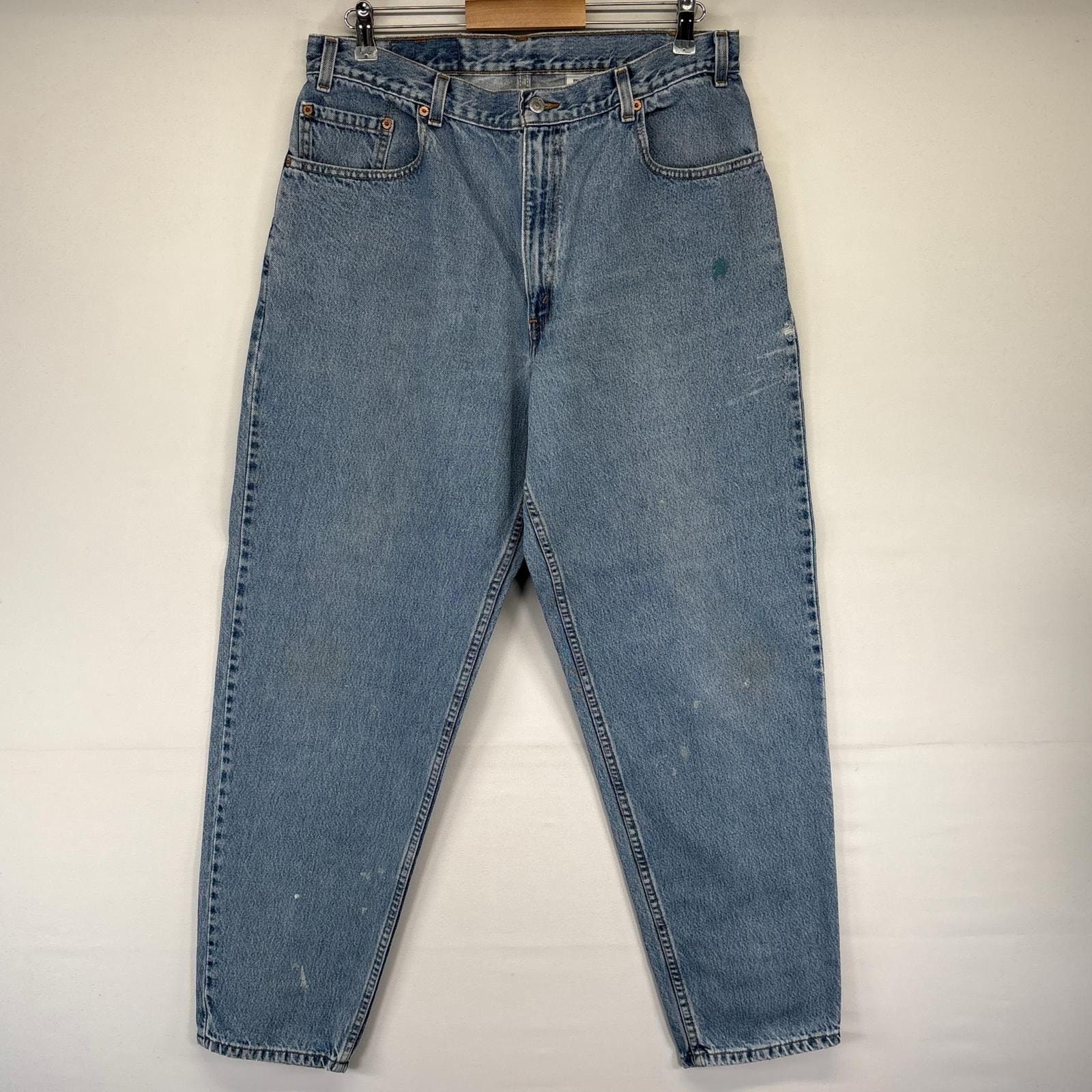 古着 リーバイス Levi's USA製 デニム パンツ 560 テーパード ジーパン バギー 大きいサイズ W36L32  ブルー系 メンズ