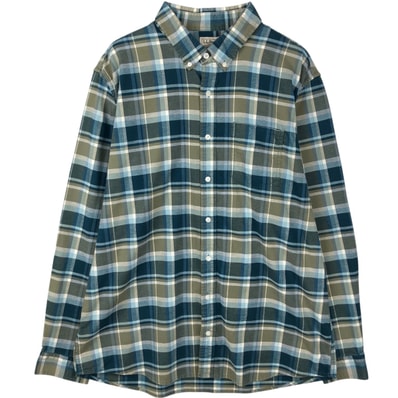 古着 ~00年代 エルエルビーン L.L.Bean 長袖 ボタンダウンチェックシャツ メンズXL相当/eaa643008