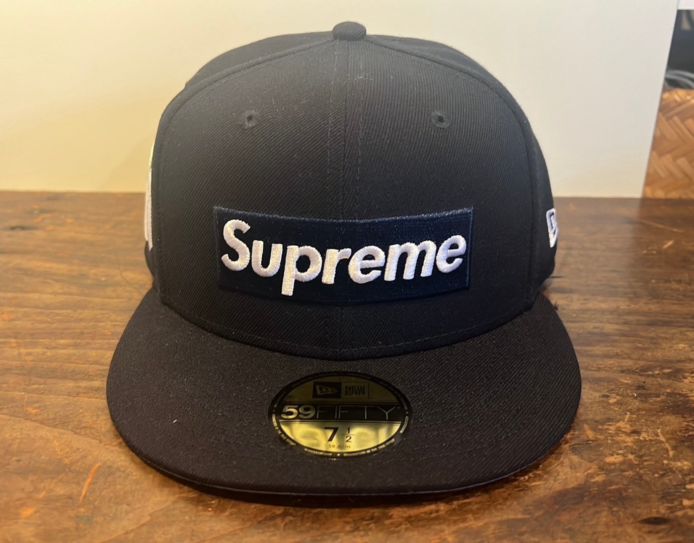 Supreme MLB Teams Box Logo New Era "Navy"