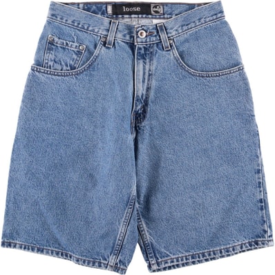 古着 90年代 リーバイス Levi's SILVER TAB シルバータブ LOOSE ルーズ デニムショーツ ハーフパンツ ジョーツ メンズw30相当 ヴィンテージ/eaa577410